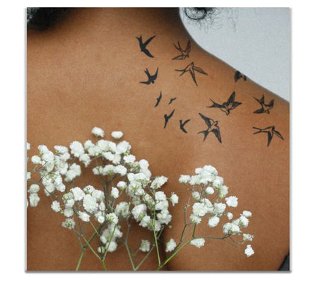 tatouage temporaire - hirondelle | LPT-Paris®